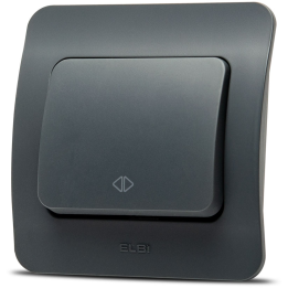 Materiale Instalatii Electrice, Jazz intrerupator cruce, antracit, Elbi -1, dioda.ro