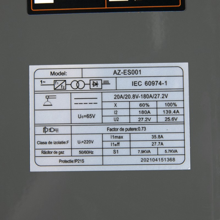 Invertoare sudura cu electrod (MMA tip invertor), Aparat de sudura Almaz TB250B -5, dioda.ro
