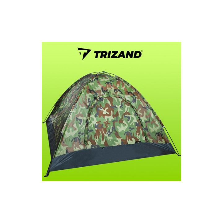 camping, Cort turistic pentru 4 persoane camuflaj -11, dioda.ro