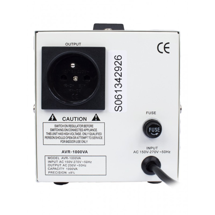 Stabilizatoare de tensiune, Stabilizator de tensiune AVR 1000 VA AVR1000VA -3, dioda.ro
