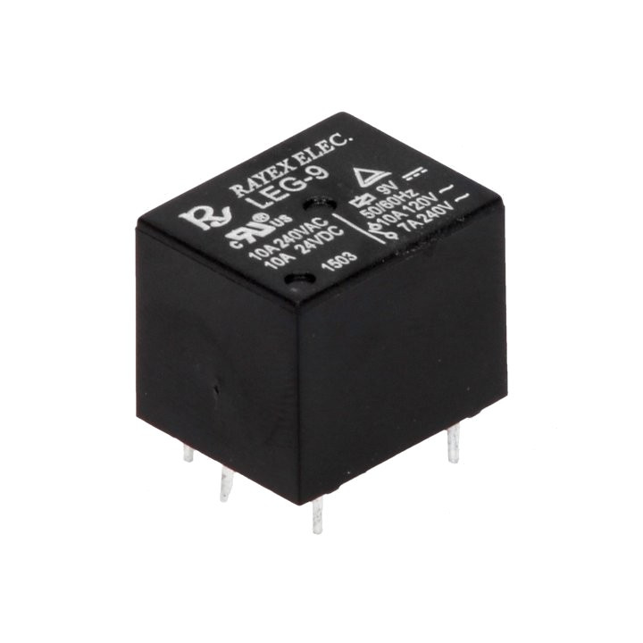 Relee, Releu 9VDC Contacte 10A/120VAC 10A/24VDC LEG-9 -1, dioda.ro