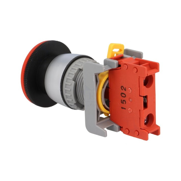 Intrerupatoare Comutatoare Butoane, Întrerupător: de siguranţă cu 2 poziţii NC 3A/230VAC 22mm LEB22-1-C -5, dioda.ro