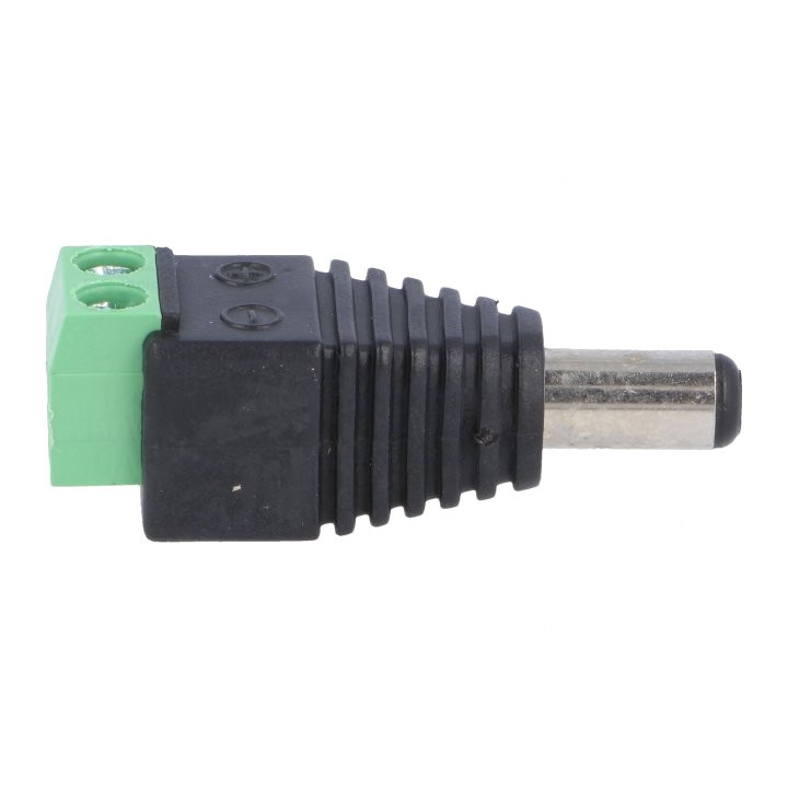 Conectori, Mufă alimentare DC mamă 5,5/2,1mm 5,5mm 2,1mm 12mm drept PC-2.1-TB -7, dioda.ro