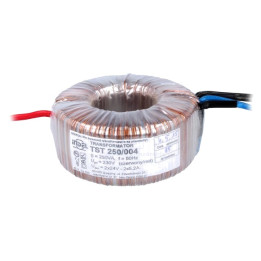 home, Transformator: toroidal 250VA 230VAC 24V 24V 5,2A 5,2A 2,4kg TST250W/2X24V -1, dioda.ro