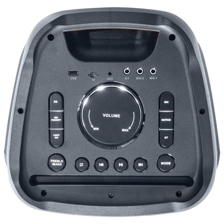 Boxa Portabila 2x10"/25cm Cu Bt/fm/usb/sd
