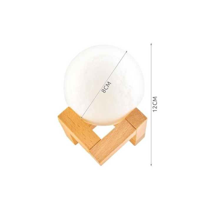 Lampa de noapte luna 8cm