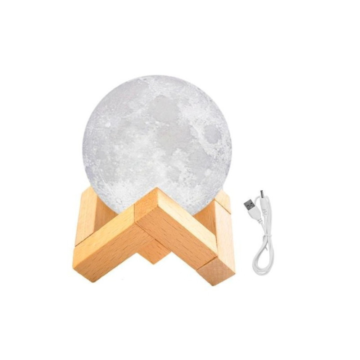 Lampa de noapte luna 8cm