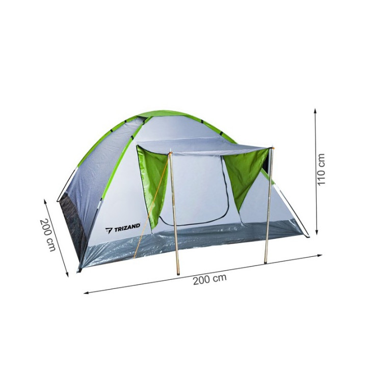 Cort Iglu Montana de Camping pentru 4 Persoane, Ușor de Asamblat, Ideal pentru Drumeții, Pescuit, Caiac, Ciclism