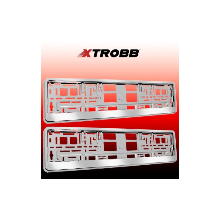 Suport plăcuță de înmatriculare 2 buc. Xtrobb 22048