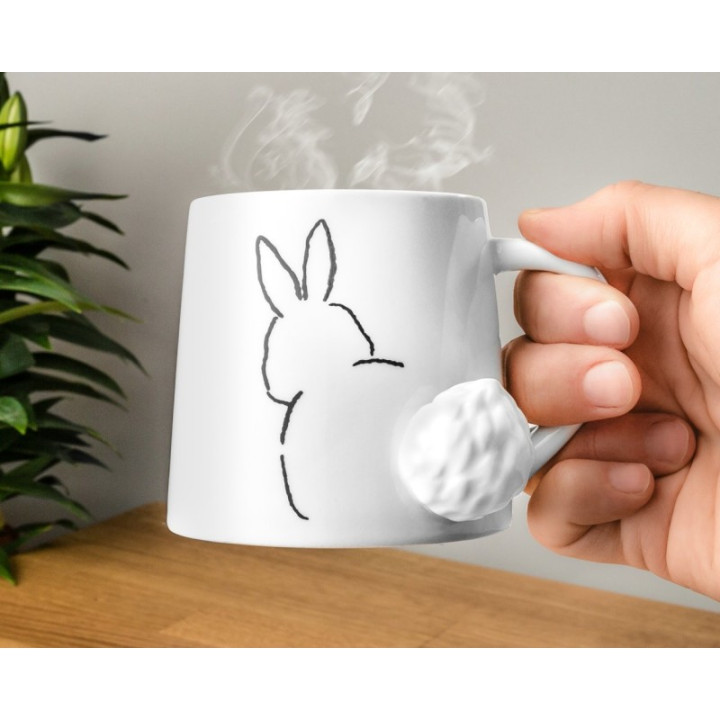 Cana cu coada RABBIT 3D