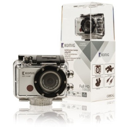 camera actiune rezistent la apa fullhd wifi konig