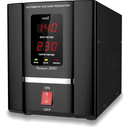 Stabilizatoare de tensiune, Stabilizator automat de tensiune cu servo motor 2000VA AVR-SRV-CONSTANT2000-WL -1, dioda.ro