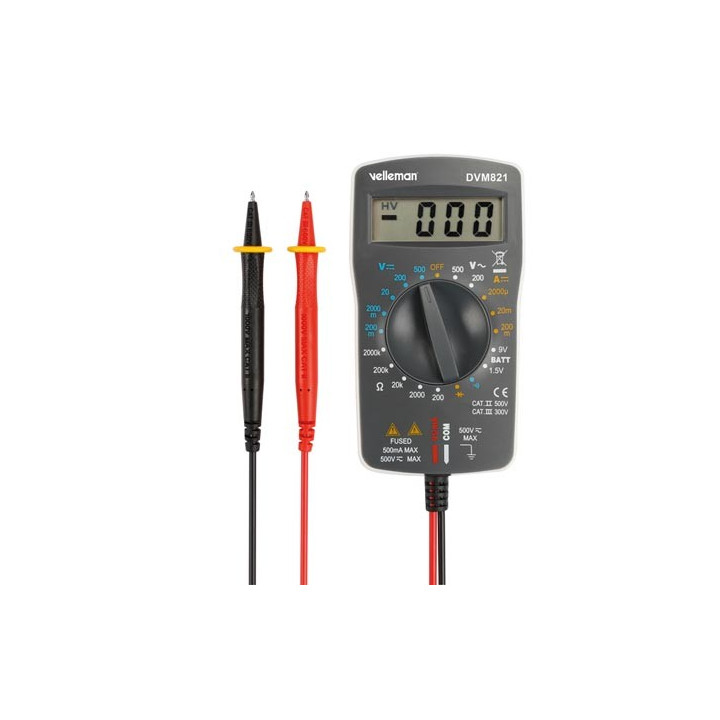 multimetru digital 1999digit cat ii 500v - cat iii 300v