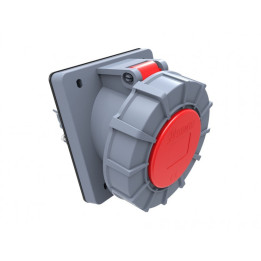 priza industriala bemis bc1-3505-7420 3p+n+e, 32a, 380v, unghi 45°, ip67