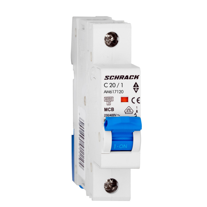 siguranta electrica automata schrack amparo am617120--, 6ka, 20a, 1 modul
