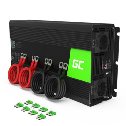 invertor de tensiune 12v -  230v, 3000w, sinus pur, inv15, greencell