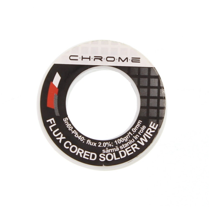 fludor 100gr 1.0mm sn60 pb40 chrome