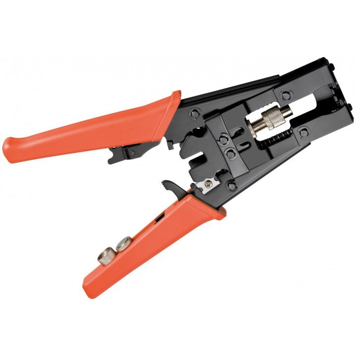 cleste de sertizare cu compresie pentru f-, iec-, bnc- si rca fixpoint