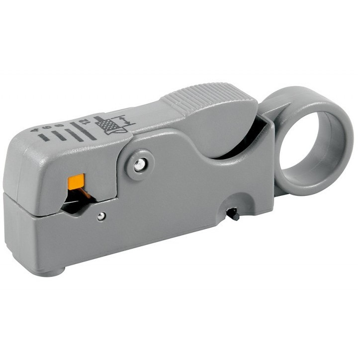 dezizolator cablu coaxial cu 2 lame
