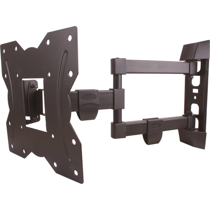 suport tv lcd de perete 14"-43" reglabil 3 brate well