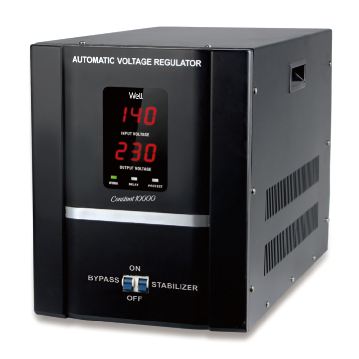 stabilizator automat de tensiune well constant 10000va/6000w cu servo motor