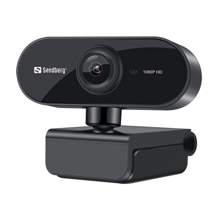 camera web sandberg flex 1080p, cu microfon