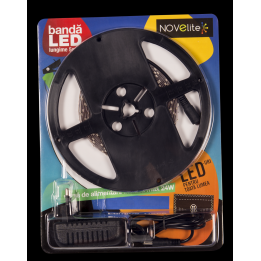 banda led blister 4.8w/sursa 24w ip20 6400k