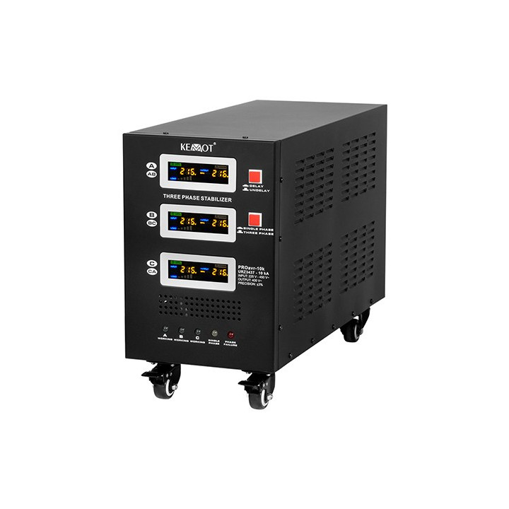 stabilizator servomotor trifazat 10kva proavr-10k kemot