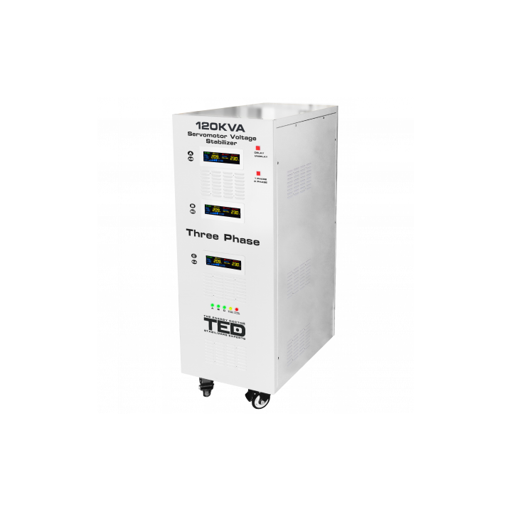 Stabilizator tensiune 120KVA 85KW, Trifazat, TED