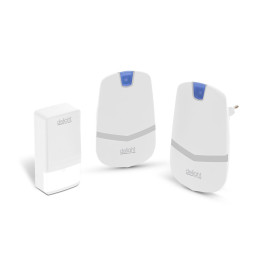 sonerie digitala fara fir si fara baterie, cu 2 unitati de receptie - kinetic,