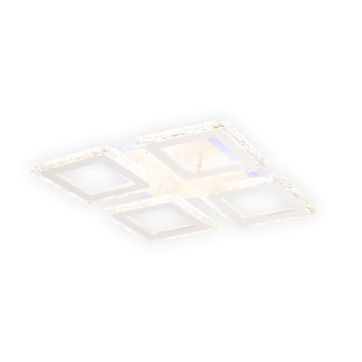plafoniera tetra led 60w 3cct+rgb cu telecomanda, erste