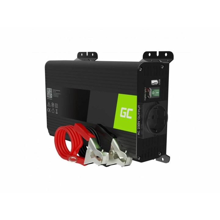 invertor de tensiune 12v -  230v, 300w, invgc05, sinus pur, greencell pro