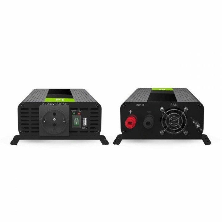 invertor de tensiune 12v -  230v, 300w, invgc05, sinus pur, greencell pro