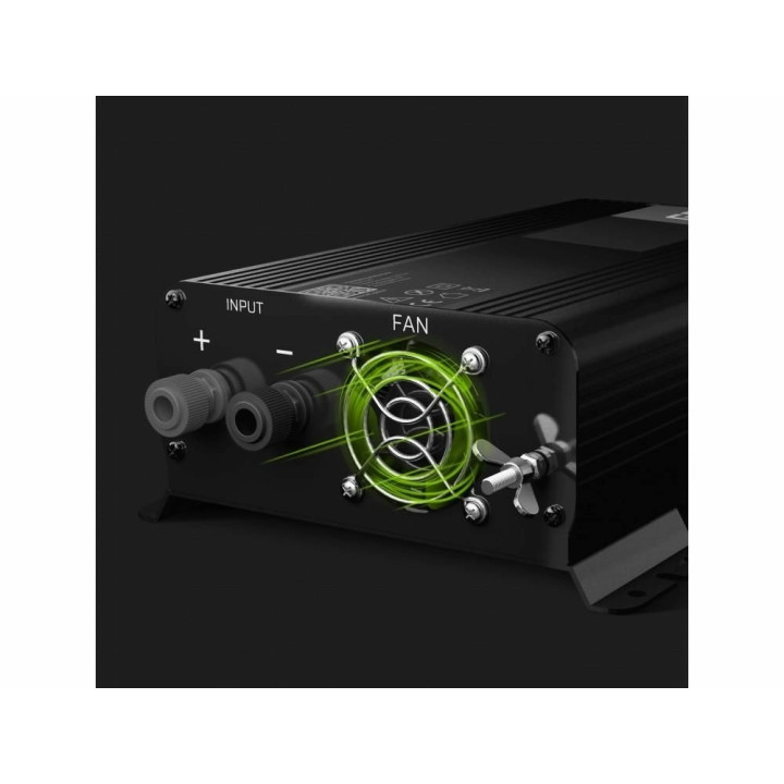 invertor de tensiune 12v -  230v, 300w, invgc05, sinus pur, greencell pro