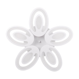plafoniera petal led 80w 3cct cu telecomanda, alb, erste