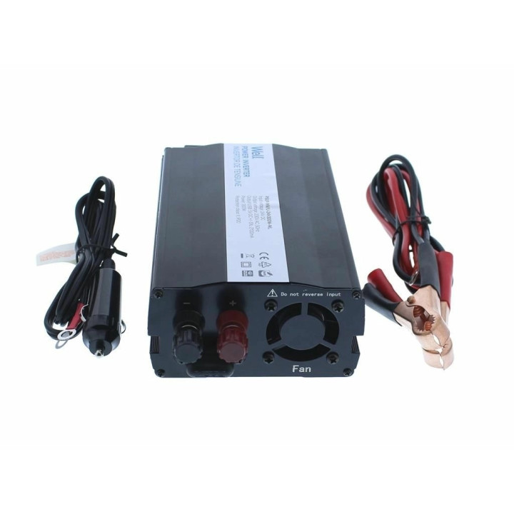 invertor de tensiune 24v -  220v, usb, 300w, well