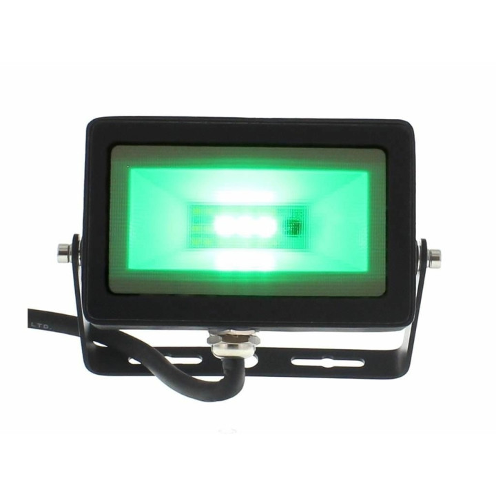 proiector cu led 7w 470lm ip65 multicolor, cu telecomanda well
