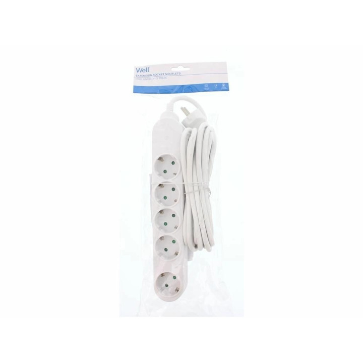 prelungitor 5 prize 5m, cablu 3x1.5mmp, well