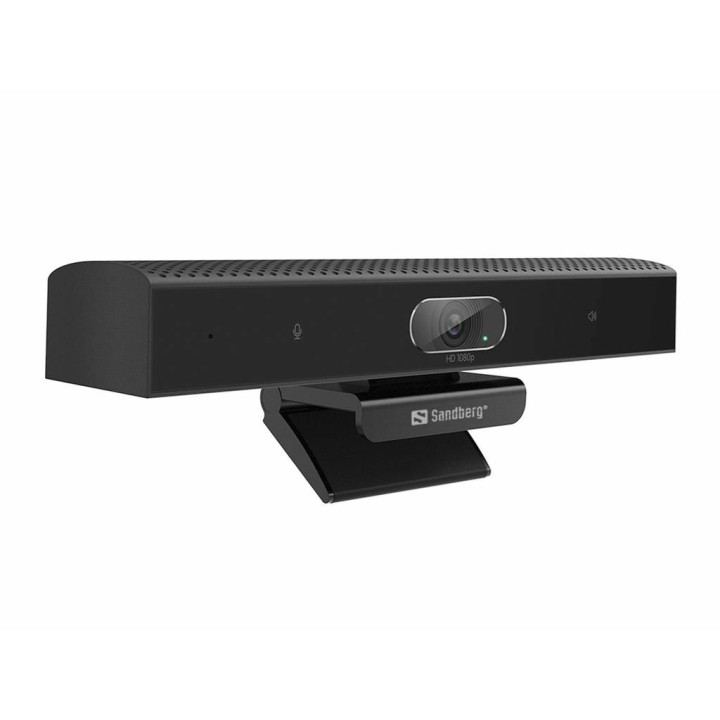 camera web all-in-1 sandberg 134-25 confcam, full hd 1080p, usb, microfon, difuzor, negru