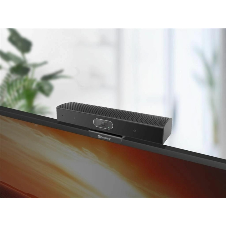 camera web all-in-1 sandberg 134-25 confcam, full hd 1080p, usb, microfon, difuzor, negru
