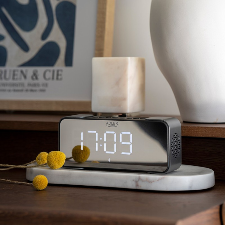 radio cu ceas,  bt, sd, aux, usb, ad 1190 adler
