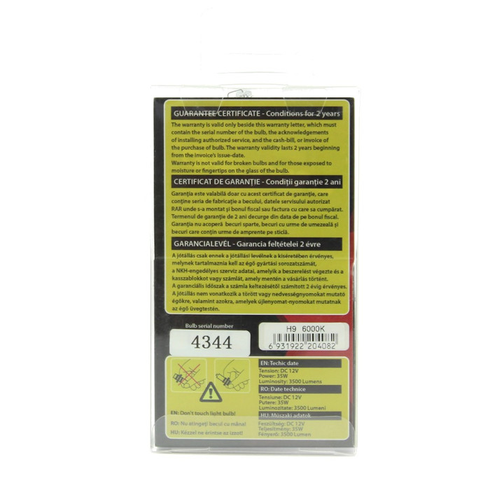 Becuri Auto, BEC XENON H9-6K -5, dioda.ro