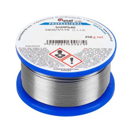 fludor 0.9mm sn60pb40 rola 250g cynel