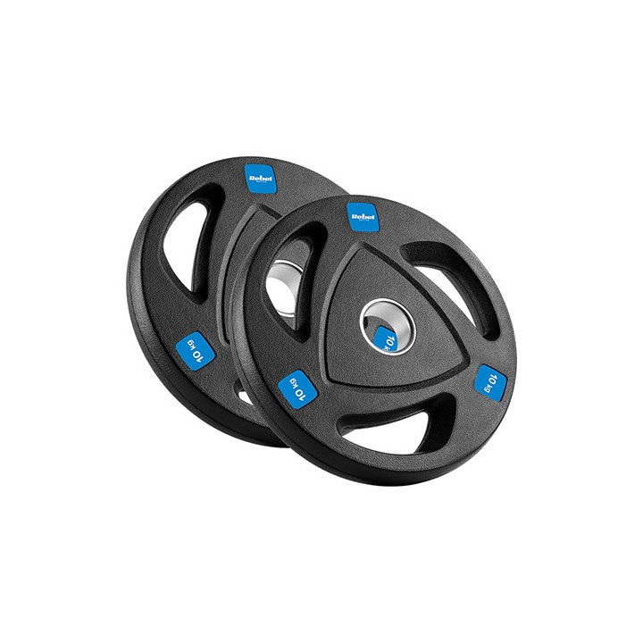 disc greutate fonta cauciucata set 2 x 10 kg rebel acti