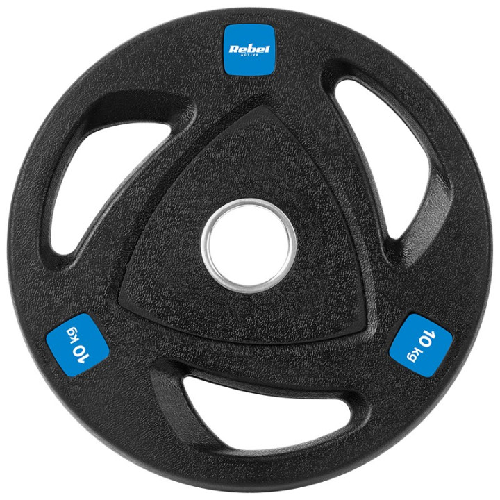 disc greutate fonta cauciucata set 2 x 10 kg rebel acti