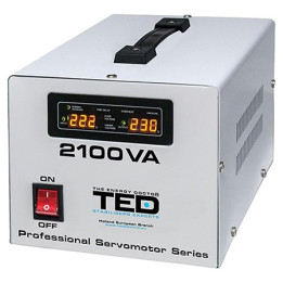 stabilizator tensiune servomotor 2100va ted electric