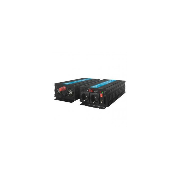 Invertor Auto 24V 220V, Putere Convertor 1000W cu Unda Sinusoidala Pura, TED Electric TED000439