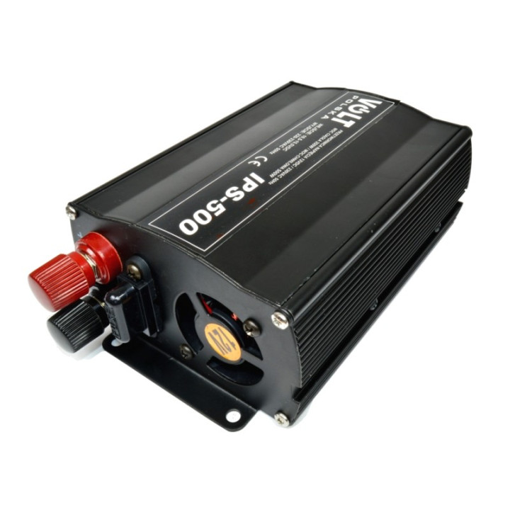 Invertoare auto, Invertor 12V 220V  auto IPS 500 12 / 230V (350 / 500W) -2, dioda.ro