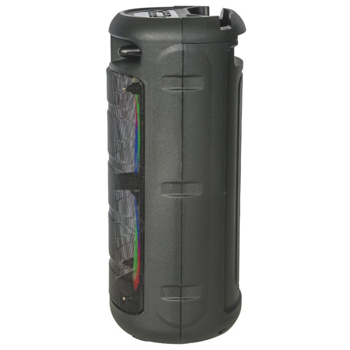 boxa portabila 2x4"/10cm 200w bt/fm/usb/msd