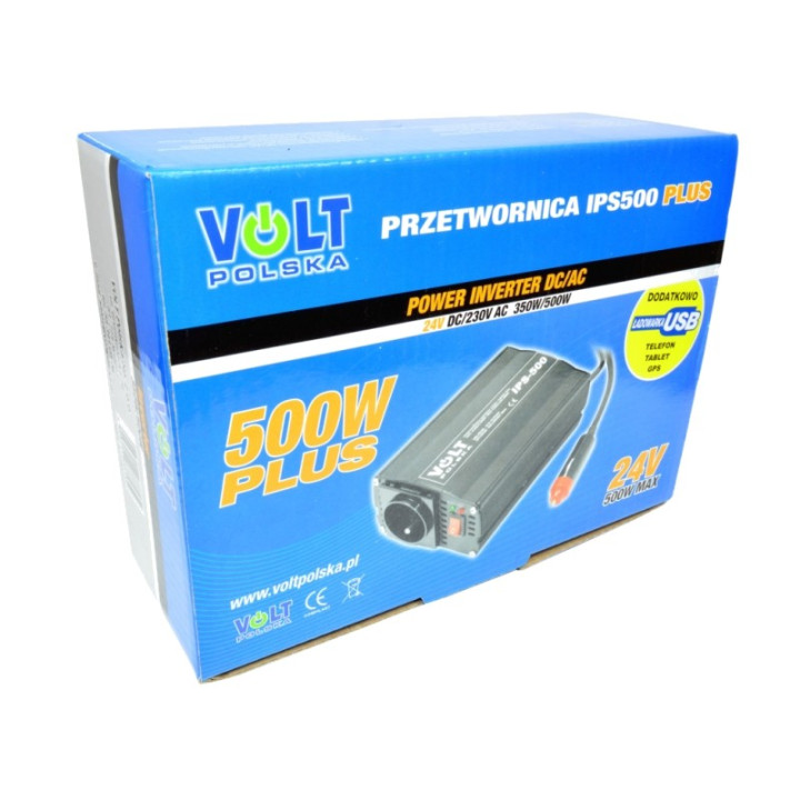 Invertoare auto, Invertor auto Convertor tensiune IPS 500 PLUS 24V 230 -5, dioda.ro